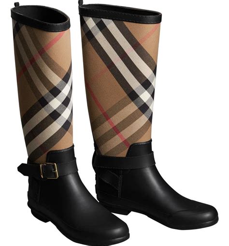 authentic Burberry rain boots